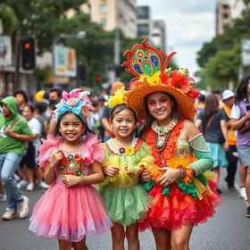 Carnaval com crianças em São Paulo