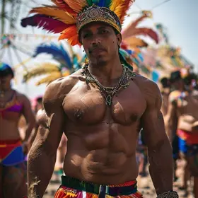 musa sarada do Carnaval