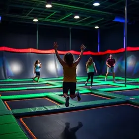 Parque de Cama Elástica Glow Park