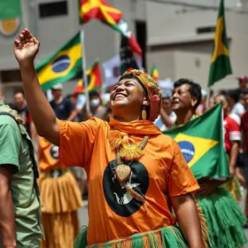 Escola de samba de SP que vai homenagear o MST