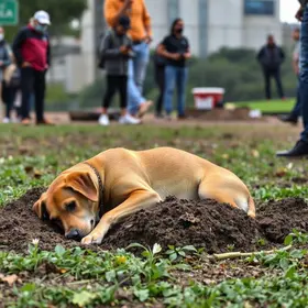 sepultamento dos animais