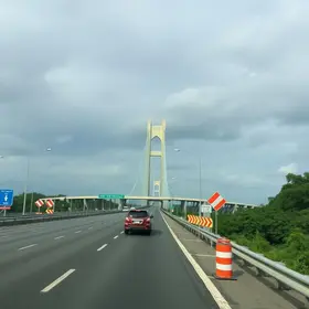 acesso da pista expressa da Dutra para a ponte Tatuapé
