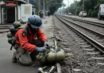granada encontrada na estação Tatuapé da CPTM