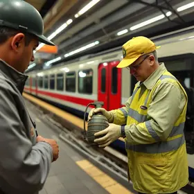granada na estação Tatuapé da CPTM