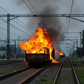 falha de energia em linhas de trem